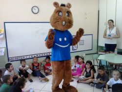 Mascote Sorridents na Escola