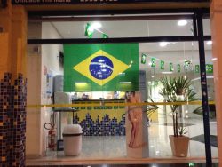 Bandeira do Brasil na Sorridents