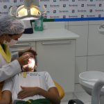 paciente operação na van movel da sorridents