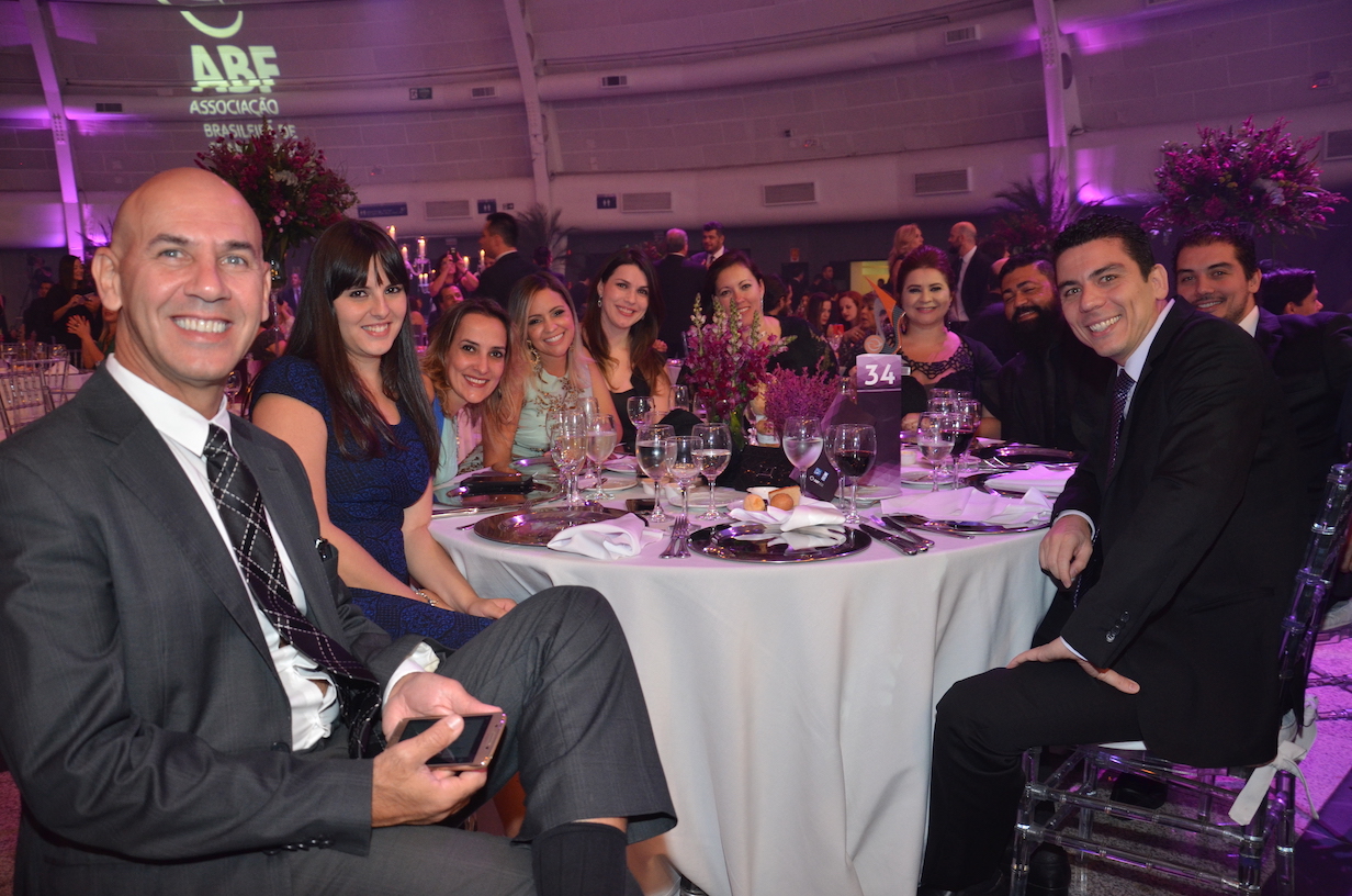 Franqueados durante jantar de premiação